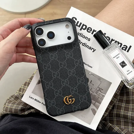 GUCCI レザー調 iphone18promaxケース