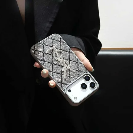 YSL iphone18pro携帯ケース ダイヤ柄