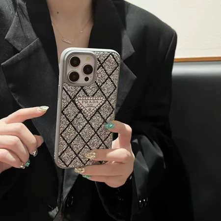 プラダ iphone18pro携帯ケース ダイヤ柄 フルカバー