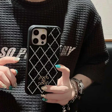 シャネルiphone18promax ケース ダイヤ柄