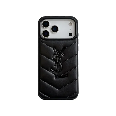 サンローラン iphone18proケース ホットプレスロゴ