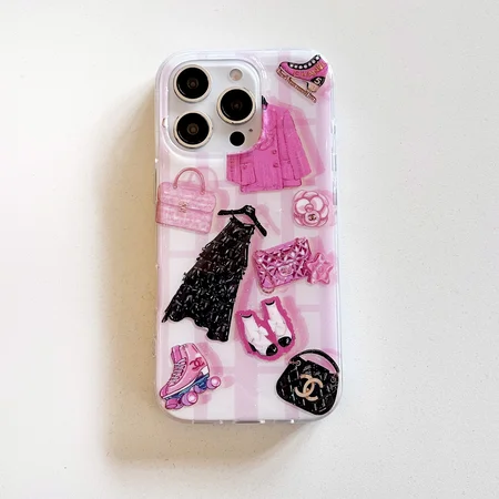 chanel iphone18 携帯ケース IMD素材
