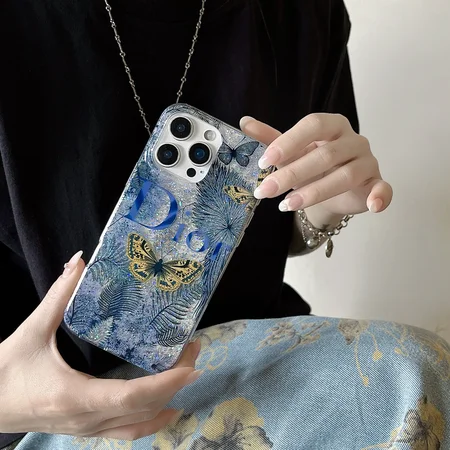 女性用 ディオールiphone18pro/18promaxケース グリッター キラキラ カバー リバーサイド imd素材 蝴蝶 花柄 綺麗 可愛い