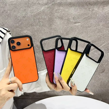 ロゴ型押し スマホケース ルイヴィトン モノグラム 花 iphone18/18promax携帯ケース エンボスレザー 立体感 おしゃれ 