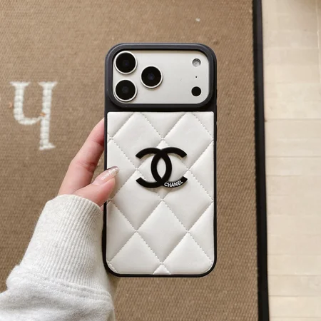 シャネル iphone18proケース キルティング レザー