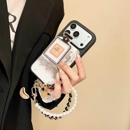 シャネル iphone18proスマホケース 背面 ガラス