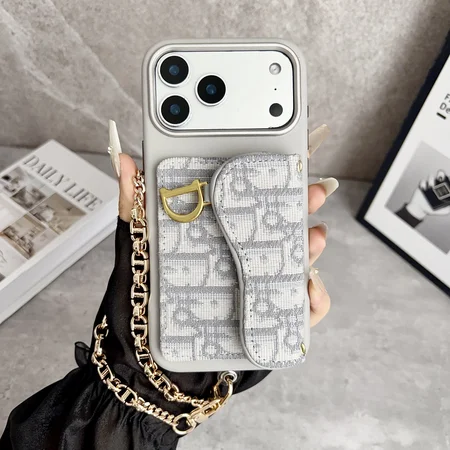 dior iphone18proケース バンド チェーン付き