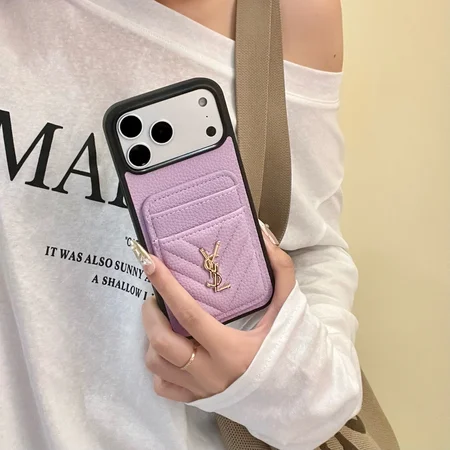 サンローラン iphone18proケース 双層 カード収納