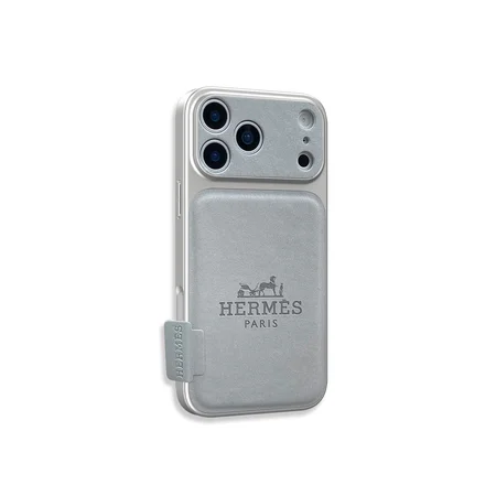 HERMES iphone18pro 携帯ケース PUレザー エンボス加工