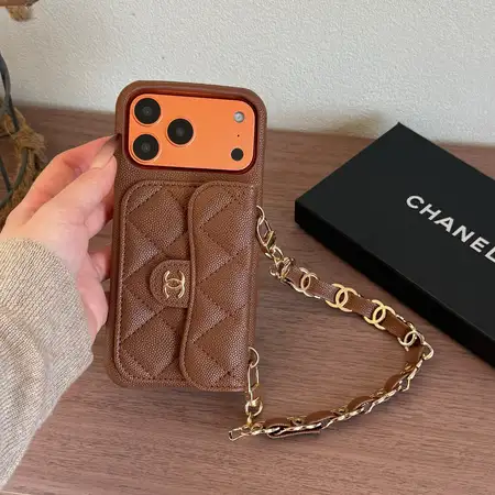 シャネル iphone18proケース 背面 カード収納