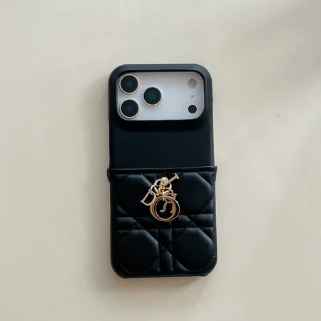 Dior iphone18proケース 背面 カード収納