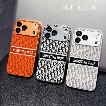 強化ガラス スマホケース DIOR iphone18pro/18promaxケース 背面 ガラス 滑り止め 耐衝撃 オブリーク 総柄 一体型 レンズ保護 