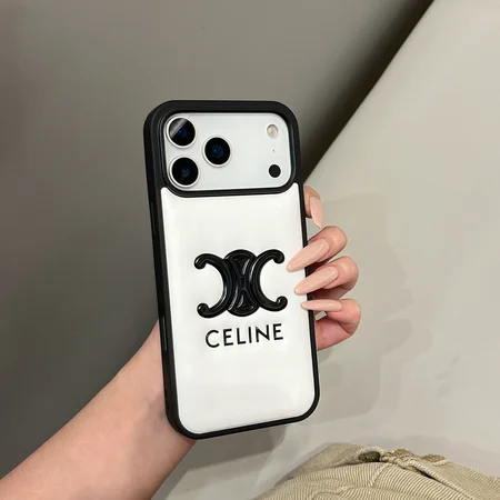 セリーヌ iphone18promaxケース ホットスタンプロゴ