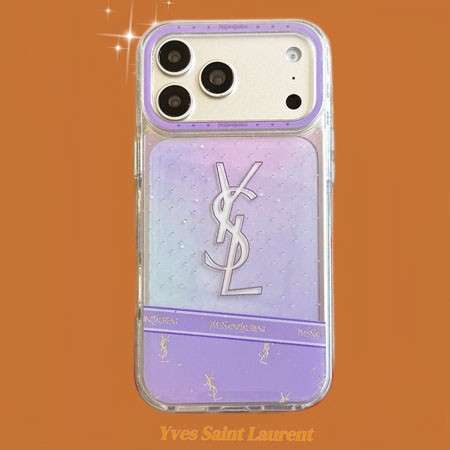 YSL iphone18pro 透明ケース