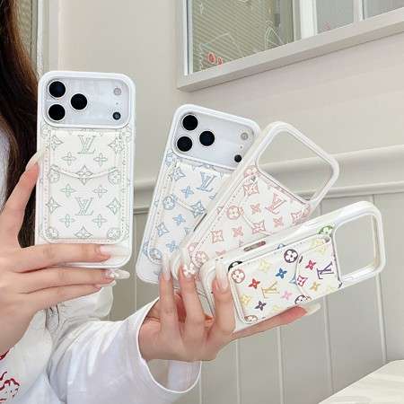 ルイヴィトン iphone18pro/18promaxケース MagSafe対応 カードポケット 分体式 モノグラム マルチカラー 男女兼用