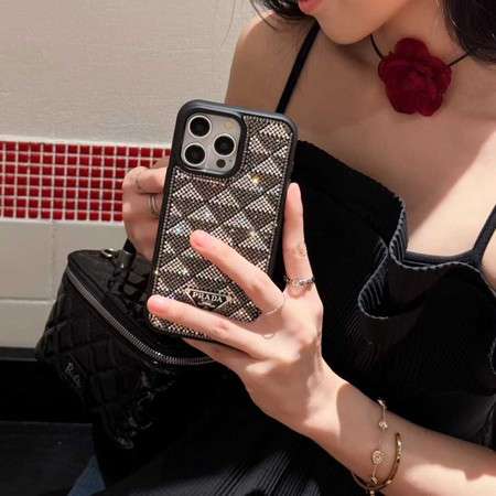 プラダ iphone18proケース キラキラ 可愛い