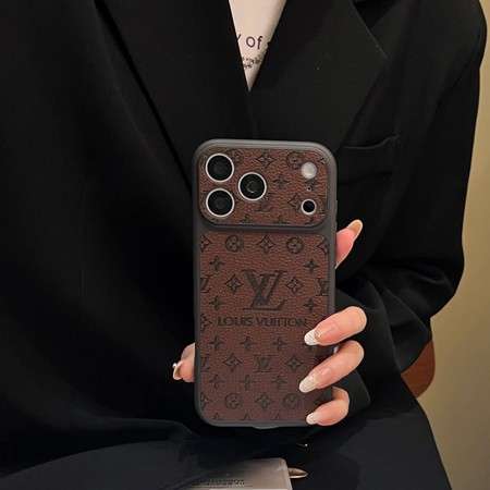 ロゴ型押し スマホケース