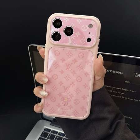 可愛いキャラクター♡ルイヴィトン ヴィヴィエンヌ iphone18/18promaxケース モノグラム ピンク レディース おしゃれ