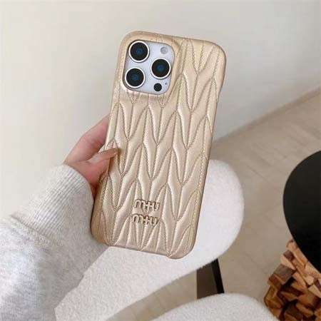 ミュウ ミュウ iphone18proケース 大人 かわいい