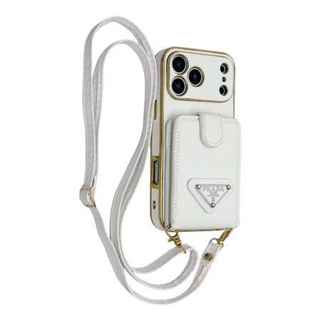 prada iphone18proケース さ調節可能 肩掛け 斜め掛け
