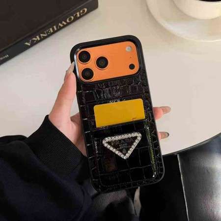 プラダ iphone18proケース レザー ワニ柄