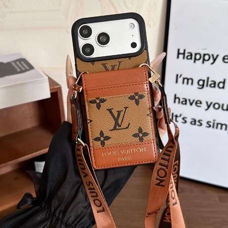 vuitton モノグラム iphone18proケース レザー