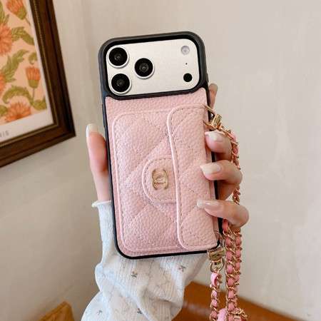 シャネル iphone18proケース マトラッセ レザー