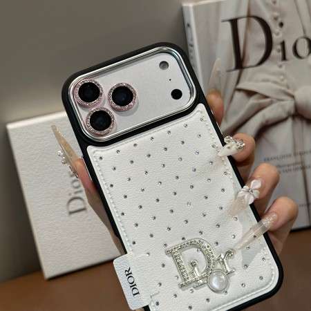 Dior iphone18promaxケース レザー