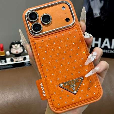 プラダ iphone18proケース キラキラ 可愛い