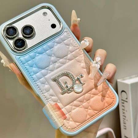 Lady Dior iphone18pro ケース グラデーションカラー