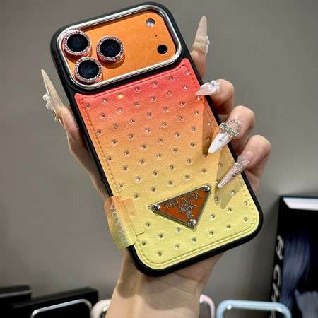 PRADA iphone18proケース 三角アイコン