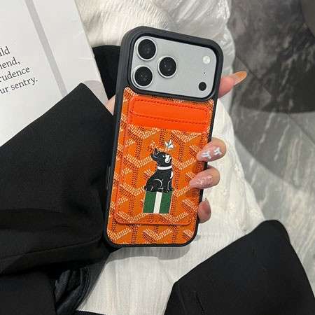 goyard iphone18promax カードケース レザー
