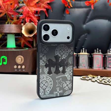 クロームハーツ iphone18ケース つや消し