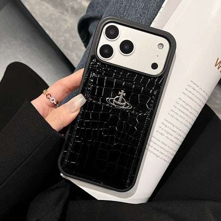 vivienne westwood iphone18ケース 背面 カード収納