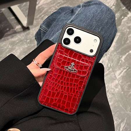 ウエストウッド iphone18promaxケース 土星 メタルロゴ