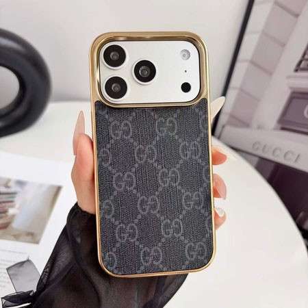 gucci iphone18pro 携帯 ケース 金属調 電気メッキ
