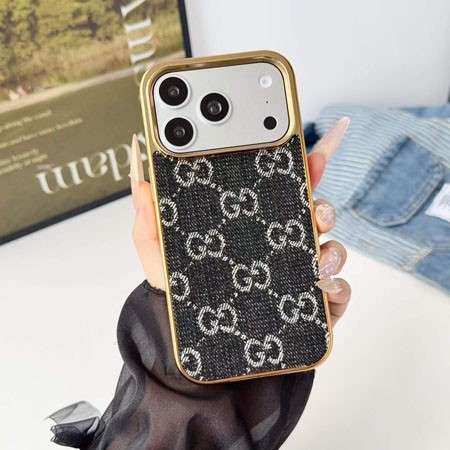  iPhone18pro ケース グッチ デニム柄