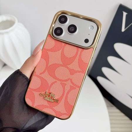 コーチ 電気メッキ iphone18promaxケース