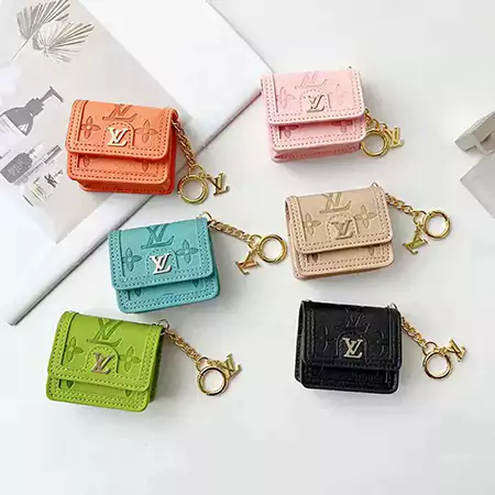 Louis Vuitton Air Pods CASE 第五世代 第四世代 対応ケース カラフル モノグラム アンプラント ロゴ型押し レザー 全面保護