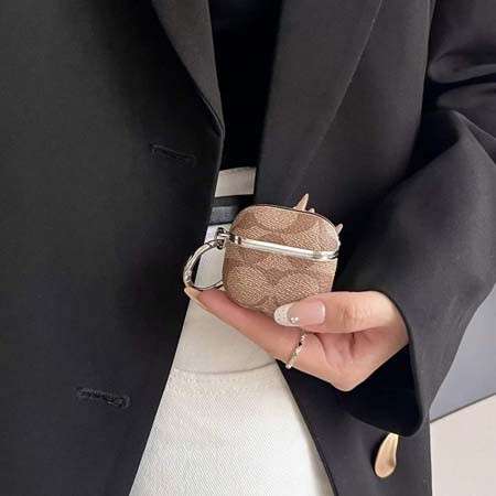 coach airpods5ケース リング 付き