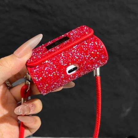 swarovski airpods5 ケース ラインストーン