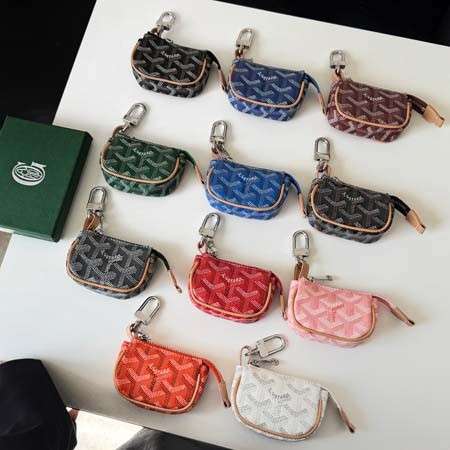 Goyard AirPods5ケース 第五世代 イヤホンポーチ 小物入れ 小銭入れ ミニポーチ ブランド ヘッドホン収納バッグ  全11色 