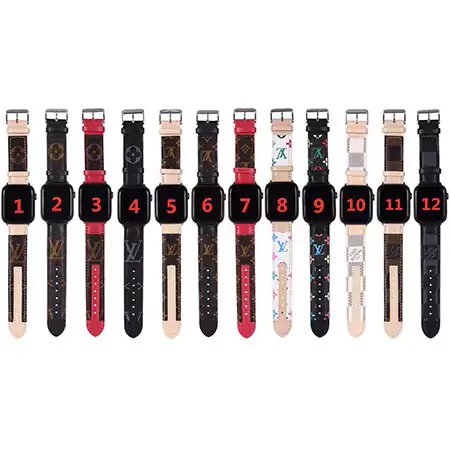 Louis Vuitton apple watch bands アップルウォッチバンド 本革 レザー 替えベルト マルチサイズ 対応﻿
