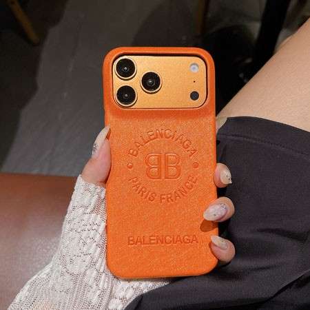 バレンシアガ iphone18proケース レザー調