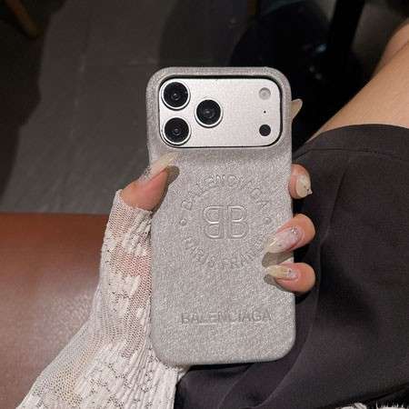 バレンシアガ BBロゴ iphone18proケース