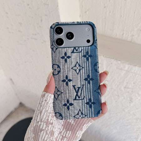 ルイヴィトン 刺繍ロゴ iphone18proケース