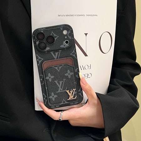 ルイヴィトン iphone18proケース 背面 薄型 カード収納