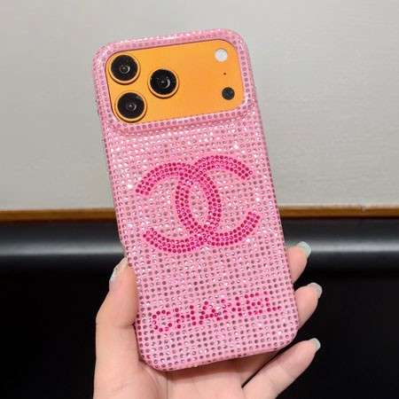 chanel iphone18promaxケース キラキラ かわいい