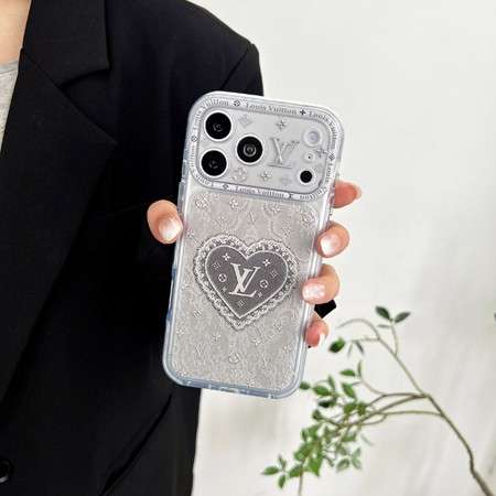 ルイヴィトン iphone18pro/18promax 携帯ケース モノグラム ハートロゴ TPU クリア カバー 星空 カラフル バンパー カメラ保護 耐衝撃