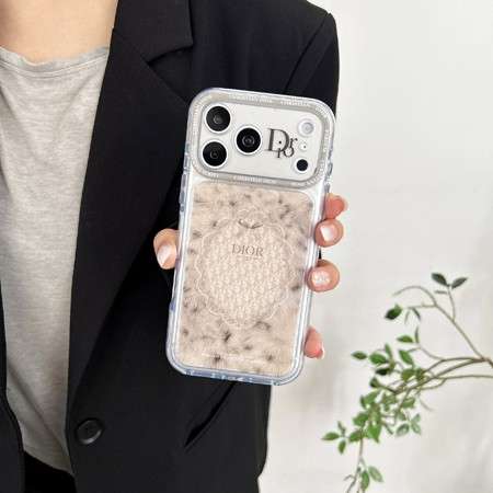 ディオール iphone18pro/18promaxケース クリア 透明 IMD素材 黄変防止 オブリーク柄&豹柄 かわいい カラフル バンパー 全面保護